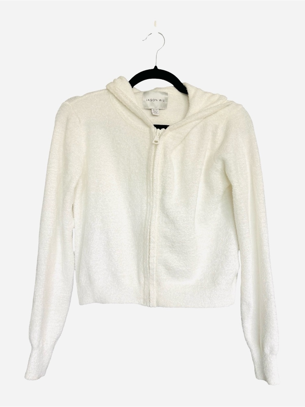 Jason Wu Plush Zip-Up Hoodie Cardigan XS